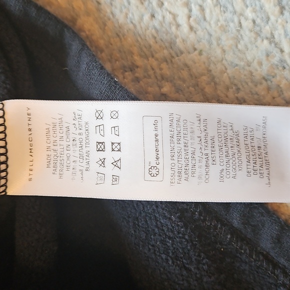 Stella McCartney Kids STELLA LOGO Sweater Dress Black Size 3 - Picture 12 of 12